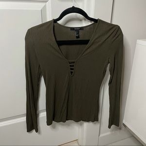 Forever21 Green Top